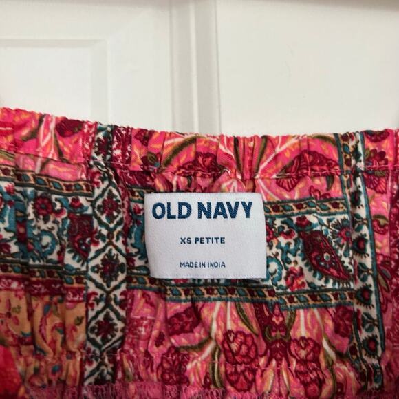 Old Navy Patchwork Floral Midi Dress - Picture 8 of 11